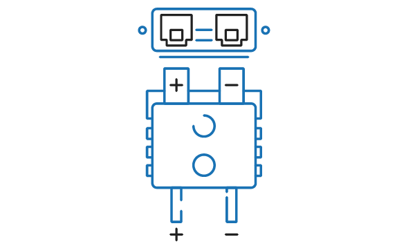 Разъем подключения внешних батарей для ИБП Эксперт-Плюс-1000(Р)/2000(Р)/3000(Р)